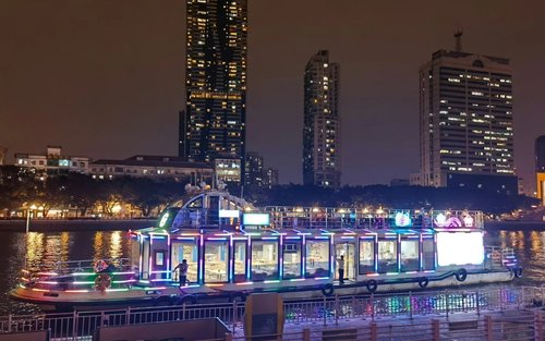 Guangzhou Pure Play Pearl River Night Cruise + Standard Cruise Simple Meal