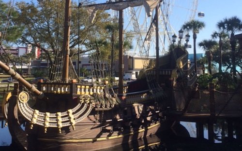 Przygoda w Pirate's Cove Adventure Mini Golf w Orlando