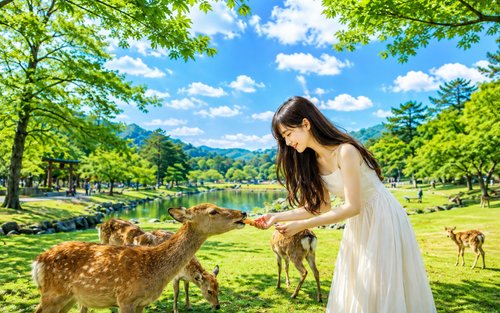 Arashiyama Bamboo Forest & Nara Park Deer & Fushimi Inari Shrine Torii Gate Day Tour (Departing from Osaka/Kyoto)