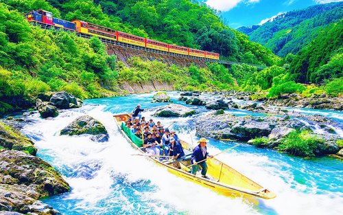 Tour Cả Ngày Khám Phá Kyoto Arashiyama & Sông Hozugawa Kèm Chèo Thuyền Vượt Thác