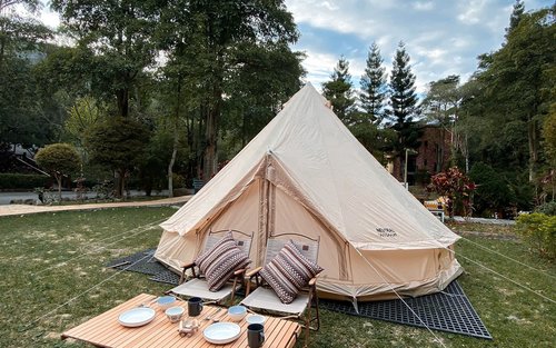 Camping en Miaoli｜Chun You Rainbow B&B｜Experiencia de Glamping de Lujo con Cuatro Comidas Incluidas