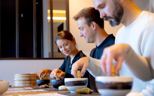 Matcha készítő tanfolyam Oszakában 