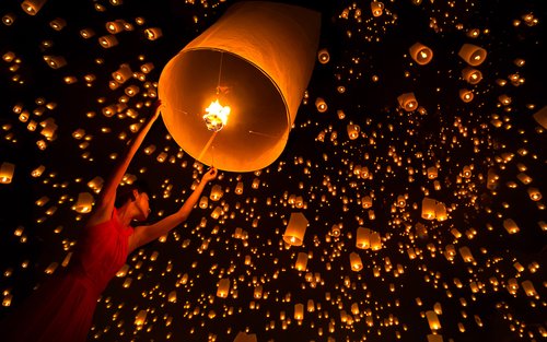 Heritage Sky lantern 2026 at Rock n' River Chiang Mai