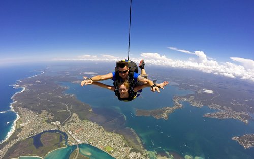 タンデムスカイダイビング体験（ニューカッスル）