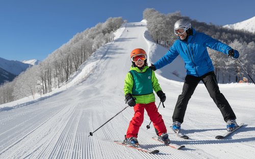 越後湯澤滑雪|岩原 舞子 湯澤中里 一本杉|單板雙板滑雪中英文私人課程＋租賃（含接送）