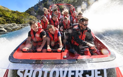 Shotover Jet Boat Ride in Queenstown