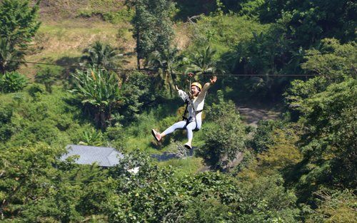 Flying Hanuman Ziplining Experience in Phuket Natural Rainforest