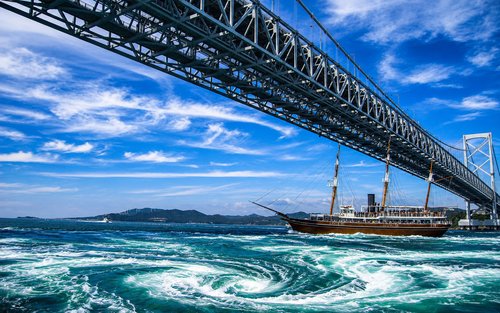 World's Top 3 Tidal Currents Naruto Whirlpools & Awaji Island Happy Pancakes & Awa Dance Experience (Departing from Osaka)