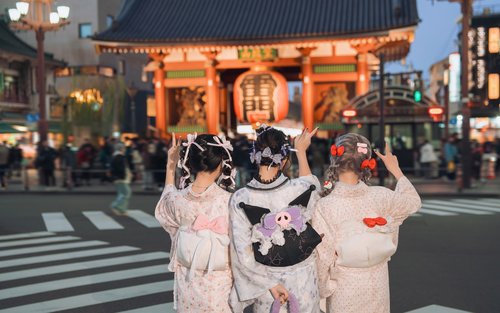 Tokyo Asakusa Kimono&Yukata Rental at Kimono Miyabi Asakusa Station 