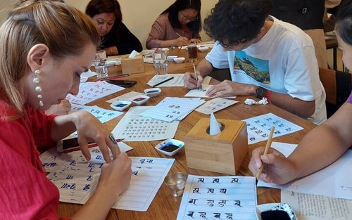 Traditional Newari Script Writing Class – Ranjana Lipi Experience