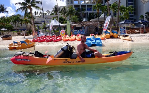 Kayak and Dive from Westin Resort Guam