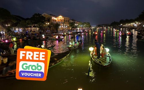 Boat Ride Ticket and Release Lantern at Hoai river in Hoi An 