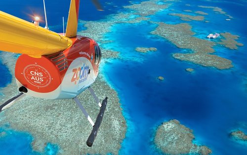 Cairns Great Barrier Reef Full-Day Tour with Helicopter Flight