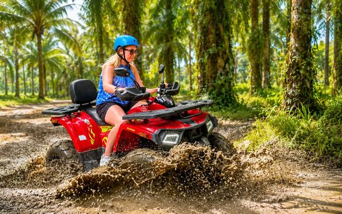 Khao Lak Zipline, River Tubing & ATV Adventure