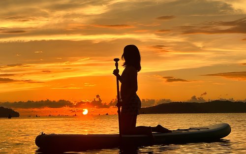 Zonsopgang & Zonsondergang Stand Up Paddle Boarding Ervaring met Transfer 