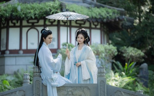 Shenzhen Futian District Garden Expo Park Hanfu Photo Experience | Professional Makeup + All Negatives Included | Chinese Style Garden Travel Photography