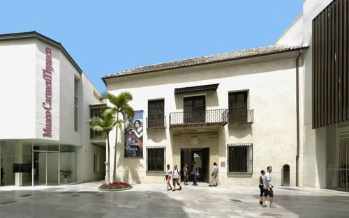 Billetten til Carmen Thyssen Museum i Málaga