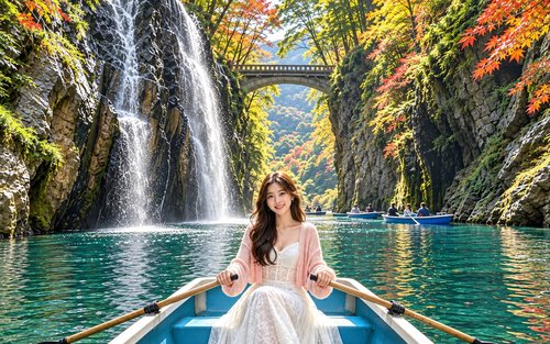 Kyushu Miyazaki | Takachiho-kloof, Takachiho-trein, geheim boskoffiehuis, Amanoiwato-rivier eendaagse tour | Optionele Takachiho-boottocht (vertrek vanuit Fukuoka)