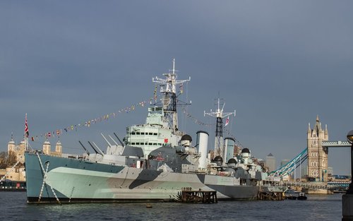HMS Belfast di London
