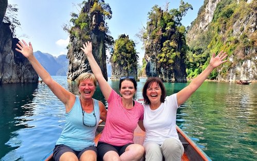 Phuket Cheow Lan Lake & Khao Sam Kloe Full-Day Longtail Boat Adventure