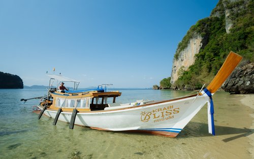 Tour privato di mezza giornata alle 4 isole di Krabi e alla grotta di Phra Nang