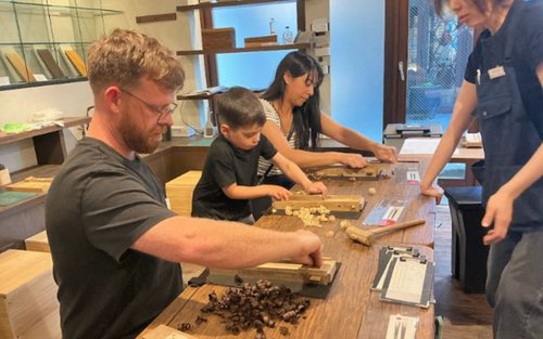 Ginza Natsuno Chopstick Craft Experience