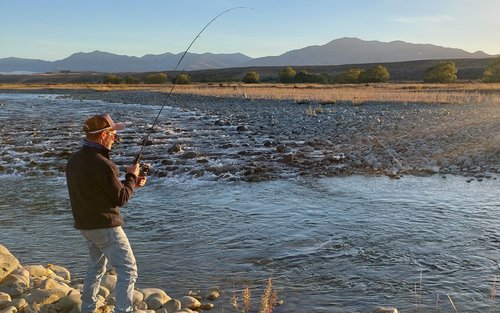Guided Fishing in Lake Tekapo