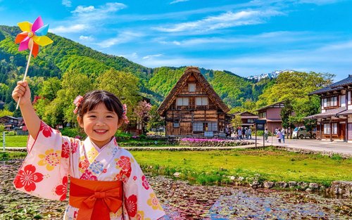 【名古屋発】郡上八幡古城×飛騨高山古い町並み×白川郷合掌集落 日帰りツアー