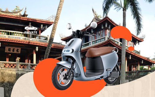 Paupahan ng Scooter sa Tainan: Istasyon ng Tren ng Tainan, Istasyon ng High-Speed Rail (GX Store)