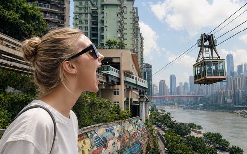 Chongqing Magical 8D City Full-Day Exploration Tour