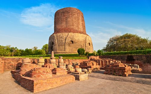 Toegangskaart voor Sarnath (Dhamek Stupa + Museum) met optionele gids