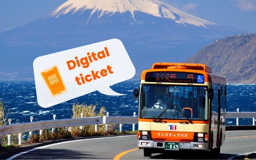 Tokai Bus Digital Ticket para sa Izu Peninsula, Atami at Mishima