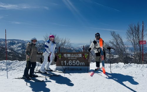 Skilektioner i Nozawa Onsen