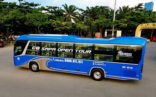 Ninh Binh - Hue Autobus sypialny z kabinami G8 Open Tour