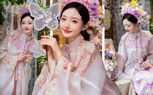 Quanzhou, Fujian Zanhua Experience + Photography (Exquisite Makeup + Single Zanhua Flower Adornment + Choice of Clothing + Retouched Photos + All Original Photos Included + Multiple Photo Spots)