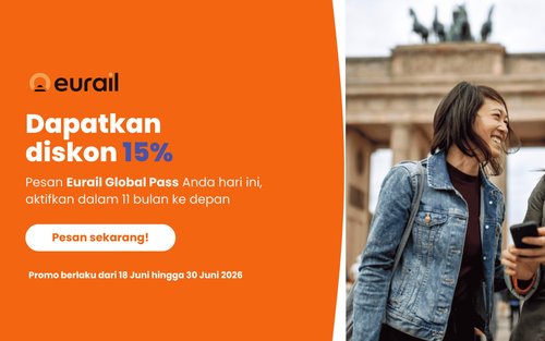 Eurail Global Pass - 33 Negara Eropa