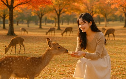 岚山竹林 & 奈良公园小鹿 & 伏见稻荷大社鸟居一日游 (大阪/京都出发)