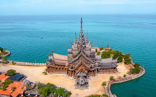 Bangkok The Sanctuary of Truth Full-Day Private Tour with Tickets