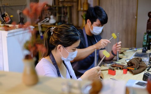 Hualien: Back Mountain Metal Workshop - One-Day Silversmith Silver Ring Experience