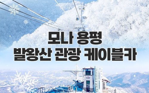모나용평 발왕산 케이블카 이용권