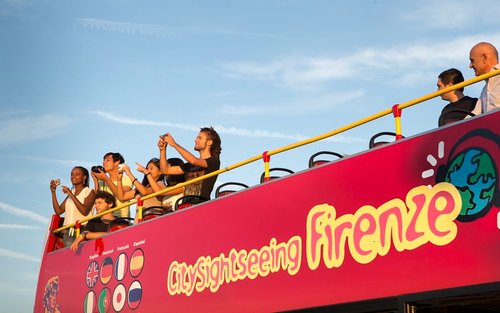 Florence hop-on hop-off bus van City Sightseeing met transfer vanuit La Spezia