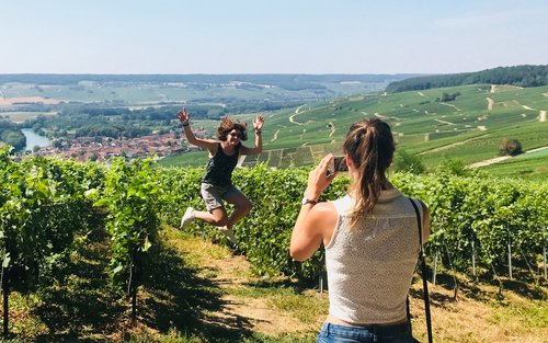 Tur de după-amiază la Epernay și la cultivatorii de familie din Reims