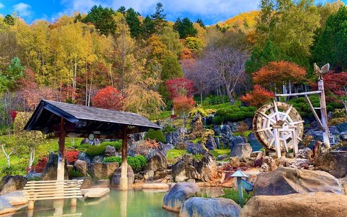 Hokkaido Toyohira Gorge Hot Spring Admission Ticket
