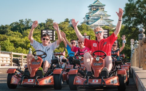 Go-Kart ufficiale Japan nel Castello di Osaka di JAPANKART