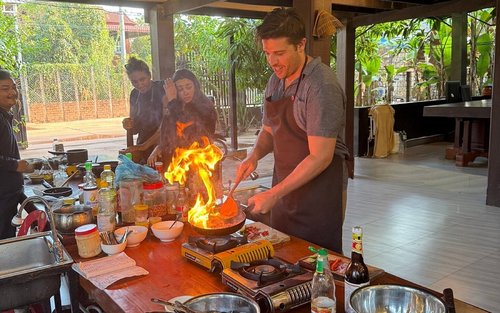Lớp học nấu ăn ở Siem Reap, Campuchia