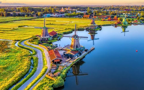 Zaanse Schans Windmill Village with Cheese Tasting and Clog Factory