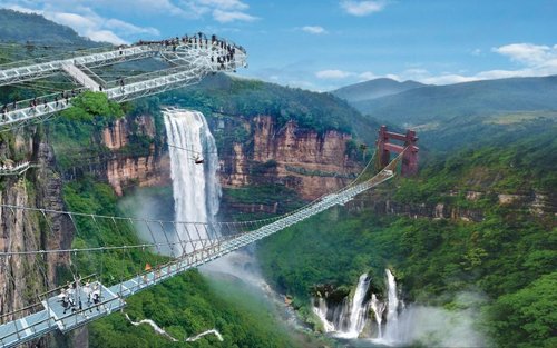 Tur Sehari Gu Long Xia, Jembatan Kaca Yun Tian Bo Ba, dan Dongtian Xianjing di Qingyuan (Pilihan Keberangkatan dari Guangzhou/Qingyuan)