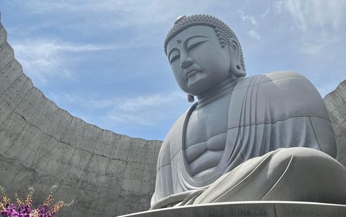 Buddha-bakken & Mitsui Outlet Park Privat Dagstur