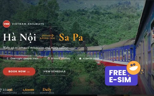 Hanoi to Sapa Sleeper Train Ticket