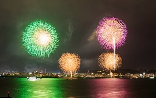 Kagoshima: Kinko Bucht Sommernacht Feuerwerk 2026 Nachtkreuzfahrt Ticket